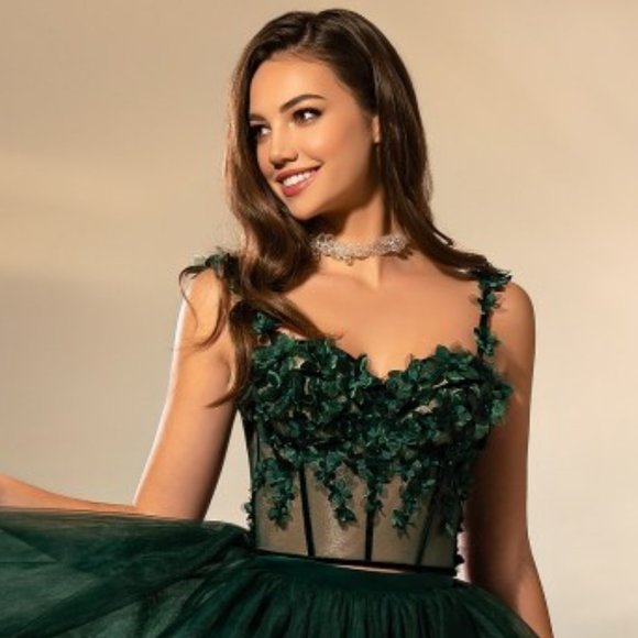 Luxury Evening Set CAPELLA Collection VN-058 Corset + A-Line Skirt - Picture 5 of 9